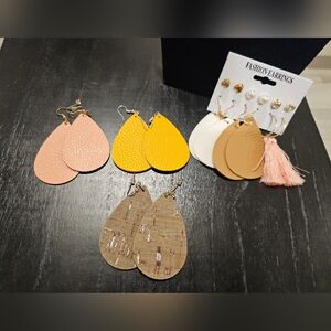 Earring Lot - 9 pair total